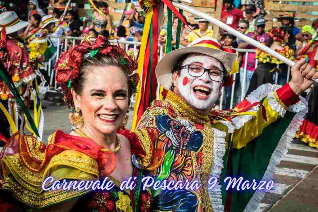 Colori e musica per il Carnevale di Pescara. Una domenica di festa nel cuore di Pescara. Il Carnevale torna a incantare grandi e piccoli.