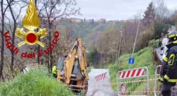 Cedimento del terreno, accertamenti in corso